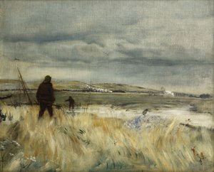 bretonska fiskare; Bretonska fiskare, av Jean Francois Raffaelli