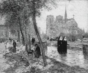 Vår Fru av Paris, 189095. av Jean Francois Raffaelli