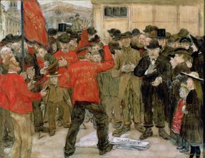 Frälsningsarmén av Jean Francois Raffaelli