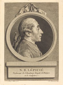 N.B. Lepicie av Jean Francois Rousseau after Charles Nicolas Cochin II