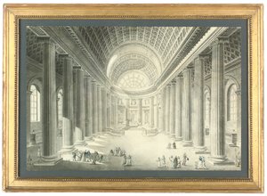 Kyrkan St. Philippe du Roule, Paris av Jean Francois Therese Chalgrin