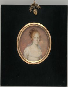 Mrs. Nathaniel Bowen Margaret Blake, ca. 1805. av Jean Francois Vallee