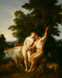 Adam och Eva av Jean François de Troy