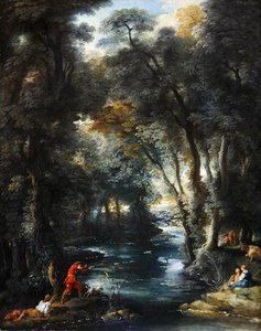 Entenjagd im Wald von Jean François de Troy