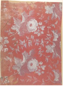 Design för mönstrat siden, ca. 1780-1825. av Jean François Bony.