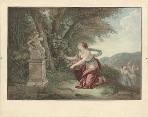 Erbjudande att älska av Jean François Janinet after Jean Jacques Lagrenée II