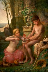 Vår (Daphnis och Chloë) av Jean Francois Millet
