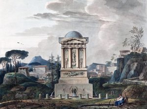 Design av fontänen i Poltava, 1807