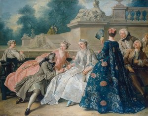 En kärleksförklaring. 1731 av Jean François de Troy