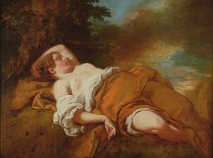 Sovande skördare av Jean François de Troy