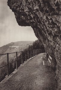 Utsikt över Rigi Kaltbad (s/v foto) av Jean Gaberell