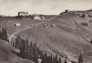 Hotel Rigi Staffel, elektrisk Arth Rigi Bahn (s/v foto) av Jean Gaberell