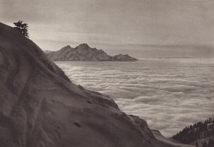 Rigi Kulm, Uber Dem Nebelmeer (s/v foto) av Jean Gaberell