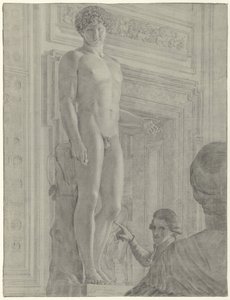 Staty av Antinous Albanien i Capitoline Museum i Rom