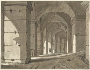 Ansikte i Colosseum av Jean Grandjean