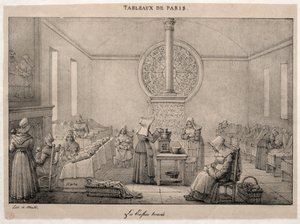 Scenes of Paris: The Foundling Hospital. av Jean Henri Marlet