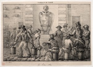 Scenes of Paris: The Water Carriers av Jean Henri Marlet