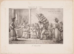 Bilder från Paris. Pantbanken. av Jean Henri Marlet