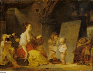 Fragonard - Säg snälla, ca 1780 av Jean Honore Fragonard