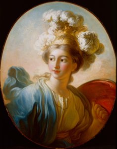 Gudinnan Minerva av Jean Honore Fragonard