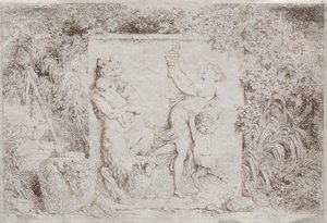 bachchanal av Jean Honore Fragonard