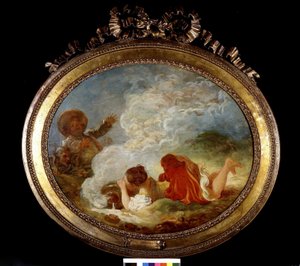 Le Pot au lait av Fragonard, sd. 1700-talet. av Jean Honore Fragonard
