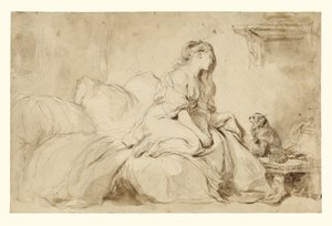 Om han bara var lika trogen mot mig av Jean Honore Fragonard