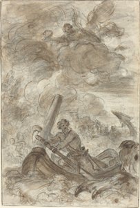 Orlando dödar orken med ett ankare av Jean Honore Fragonard