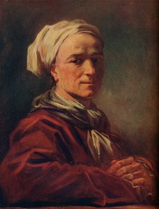 Porträtt av en man, c1700-talet av Jean Honore Fragonard