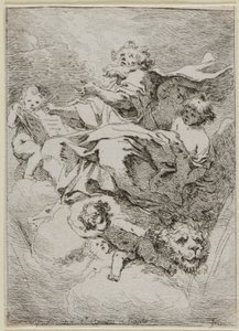 Sankt Markus av Jean-Honore Fragonard