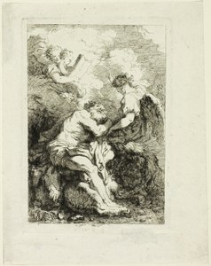 St. Jerome av Jean Honore Fragonard