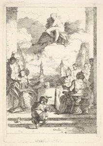 Banketten av Anthony och Cleopatra, ca. 1764. av Jean Honore Fragonard