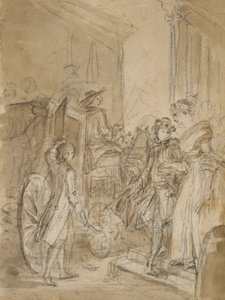 Avresan med buss av Jean Honore Fragonard