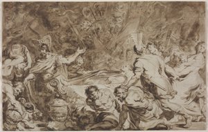 Decius Muss begravning av Jean Honore Fragonard