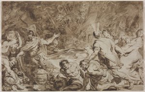 Decius Muss begravning, 1774. av Jean Honore Fragonard