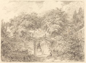 Den lilla parken (Le petit parc) av Jean Honore Fragonard