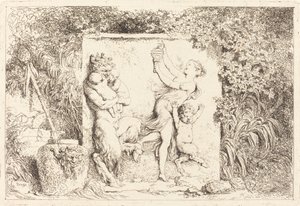 Satyrdansen av Jean Honore Fragonard
