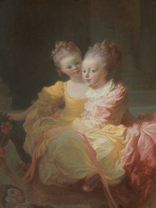 De två systrarna, ca. 1769-70. av Jean Honore Fragonard