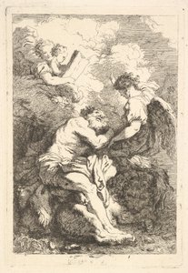 Visionen av Saint Hieronymus, ca. 1761-65. av Jean Honore Fragonard
