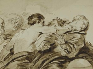 Attacken, 1770. av Jean Honore Fragonard