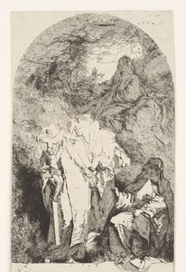 Förhärligande av Maria av Jean Honore Fragonard