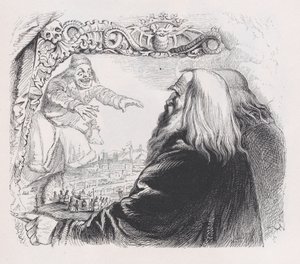 Oändligt liten från The Complete Works of Béranger, 1836. av Jean Ignace Isidore Gérard