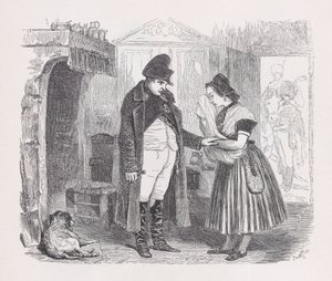 Minnen av folket från Bérangers kompletta verk, 1836. av Jean Ignace Isidore Gérard