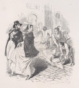 Bara överallt finns vattenkranar, vattenkannor av alla former, spadar och krukor av alla storlekar..., 1843.