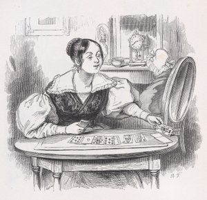 Korten från The Complete Works of Béranger, 1836. av Jean Ignace Isidore Gérard