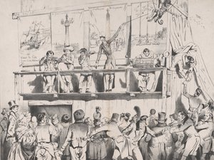 Fart! Fart! Boom Boom boom!!! The Show of the Grrrreat Political Tumblers, augusti 1833.