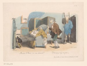 Baron hämtas av en gravgrävare och Döden Monsieur le Baron, på vous demande? (...) (titel på objekt) Journey to Eternity (serietitel) Voyage pour l