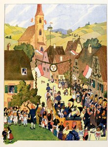 Berättelsen om Alsace berättar för barnen; Kung Karl X har Mulhouse;