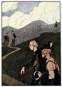 Vogesen Bilder (bilder av Vogeserna) ; promenaden sur les cretes