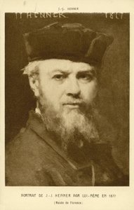 Självporträtt av Jean-Jacques Henner, fransk konstnär av Jean Jacques (after) Henner